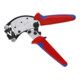 KNIPEX Twistor® T Zelfinstellende Krimptang voor adereindhulzen, draaibare kop, verchroomd, 196 mm, model 97 53 19 SB
