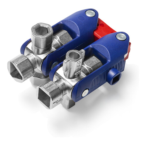 KNIPEX 00 11 06 V04 Universalschlüssel JointKey Quadro für gängige Absperrsysteme 63 mm