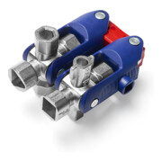 KNIPEX 00 11 06 V04 Universalschlüssel JointKey Quadro für gängige Absperrsysteme 63 mm