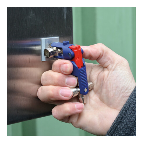 KNIPEX 00 11 06 V04 Universalschlüssel JointKey Quadro für gängige Absperrsysteme 63 mm