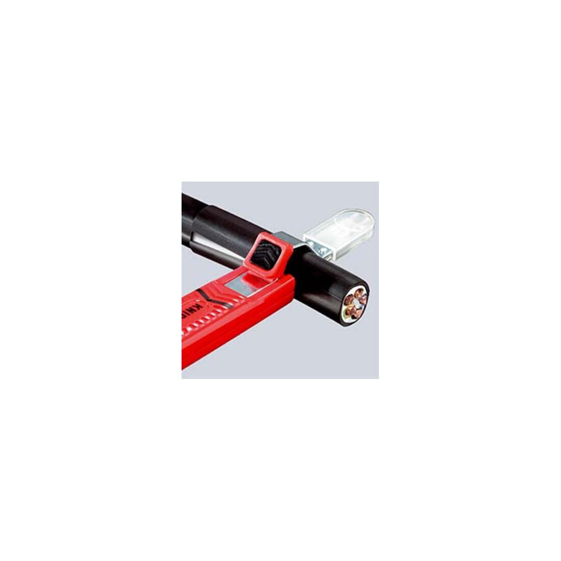 KNIPEX Utensile spelacavi con alloggiamento in plastica, resistente agli urti
