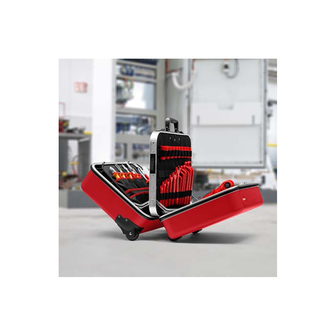 KNIPEX Valigia portautensili "BIG Twin Move RED" 98 99 15, Elettro