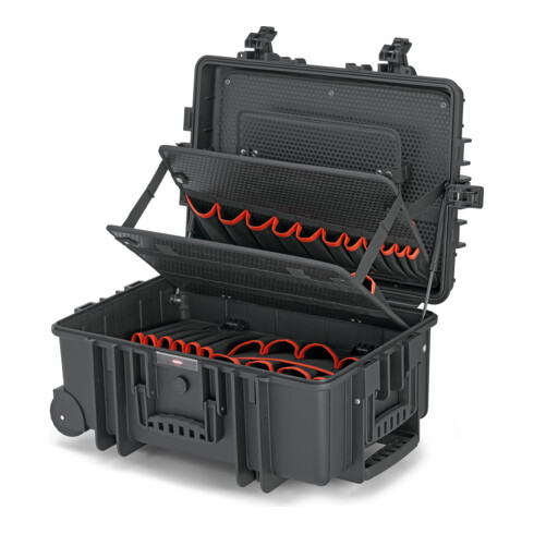 KNIPEX Valigia portautensili "Robust45" con ruote e manico telescopico integrati