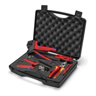 KNIPEX Valise à outils photovoltaïque pour connecteurs solaires MC4® 7 pièces 97 91 04 V02