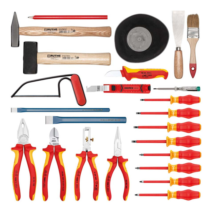 Knipex VDE Trousse à outils noire, 24 pièces 00 21 05 HL S