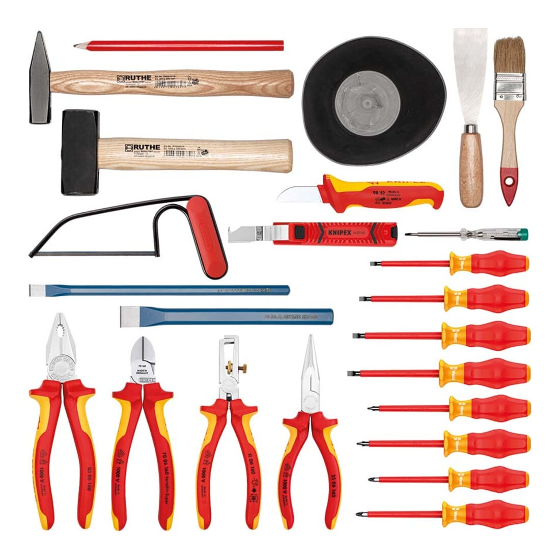 Knipex VDE Trousse à outils noire, 24 pièces 00 21 05 HL S