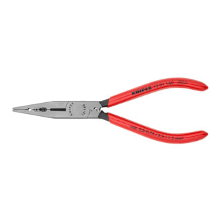 Knipex Verdrahtungszange schwarz atramentiert mit Kunststoff überzogen 160mm