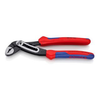Knipex Wasserpumpenzange Alligator® schwarz atramentiert mit Mehrkomponenten-Hüllen 180mm