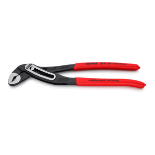 Knipex Wasserpumpenzange Alligator® schwarz atramentiert mit rutschhemmendem Kunststoff überzogen 250mm