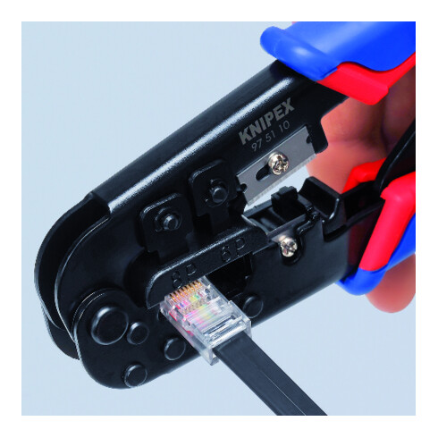 Knipex-Werk Crimpzange 190mm 97 51 10