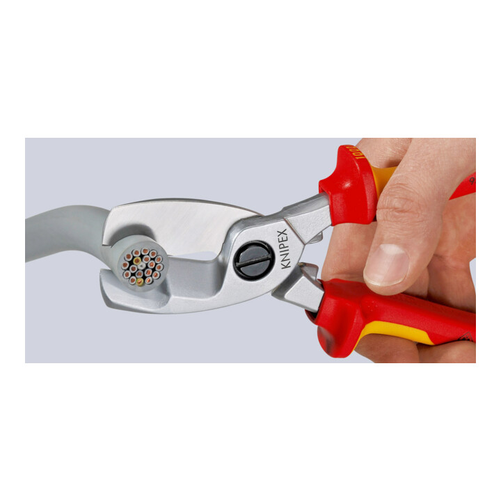 Knipex-Werk Kabelschere isoliert, 200mm 95 16 200