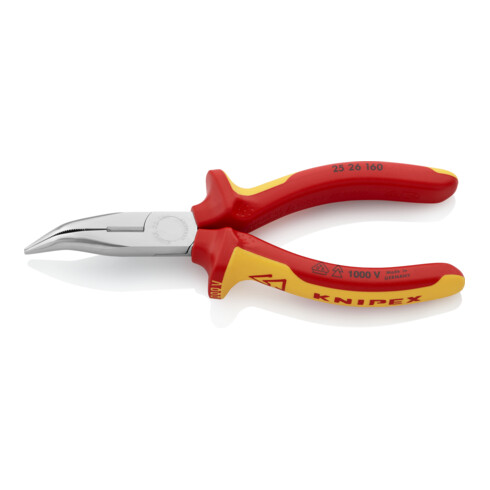 KNIPEX-Werk Pinza a becchi mezzotondi con tronchese 25 26 160, 160mm