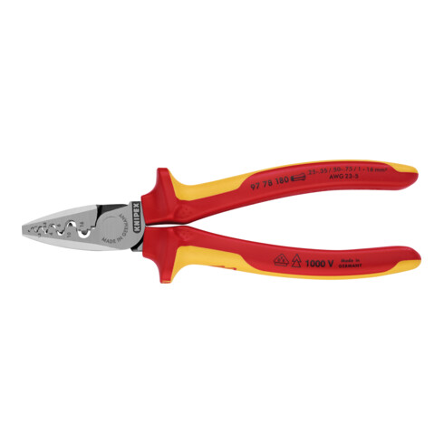 KNIPEX-Werk Pinza per capicorda 97 78 180, 180mm