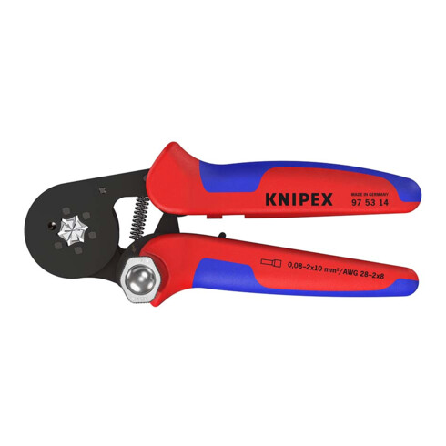 KNIPEX-Werk Pinza per terminali a bussola autoregolante 97 53 14, 180mm
