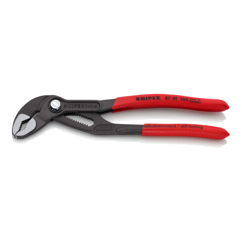 KNIPEX Pinza regolabile per tubi e dadi Hightech, bonderizzata grigia