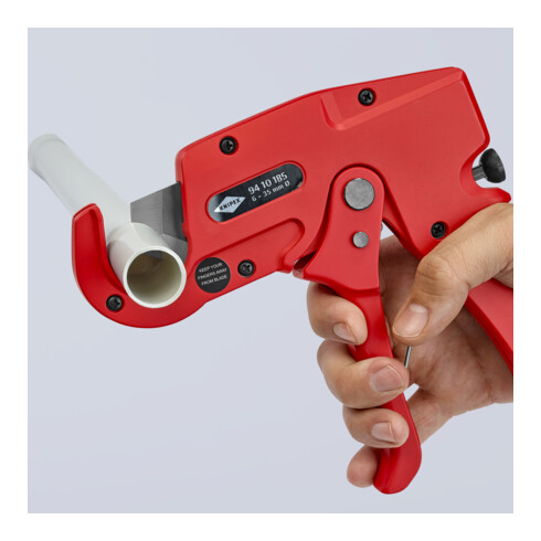 KNIPEX 94 10 185 Rohrschneider für Kunststoffrohre (Elektroinstallation) 185 mm