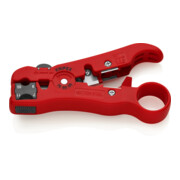 KNIPEX-Werk Spelafili per cavi coassiali e di trasmissione dati 16 60 06 SB, 125mm