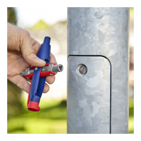 KNIPEX 00 11 07 Stiftschaltschrankschlüssel der Standard Schaltschrankschlüssel 145 mm