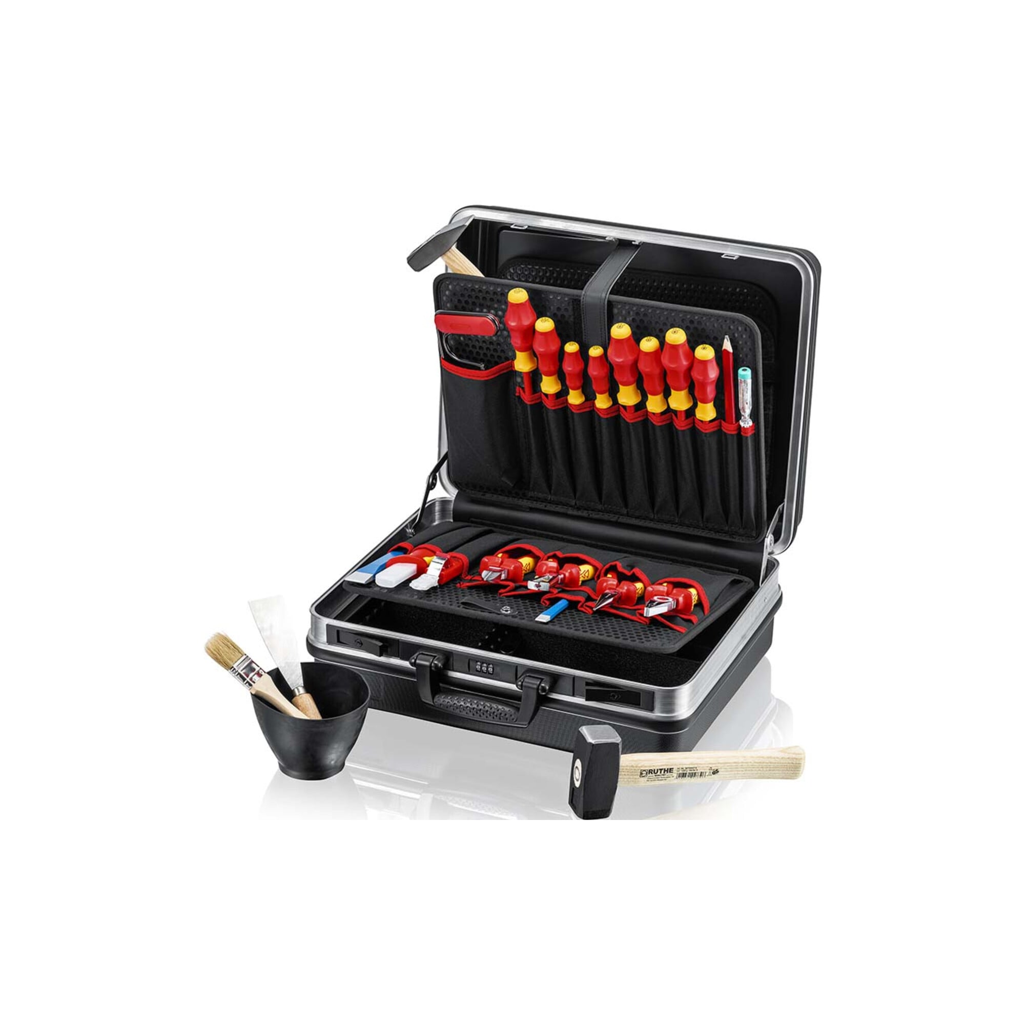 Knipex-Werk VDE-Werkzeugkoffer schwarz, 24-teilig 00 21 05 HL S