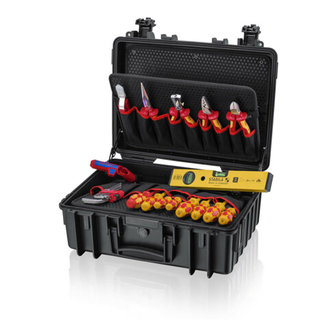 KNIPEX 00 21 34 HL S2 Werkzeugkoffer „Robust23 Start" Elektro 24-teilig 