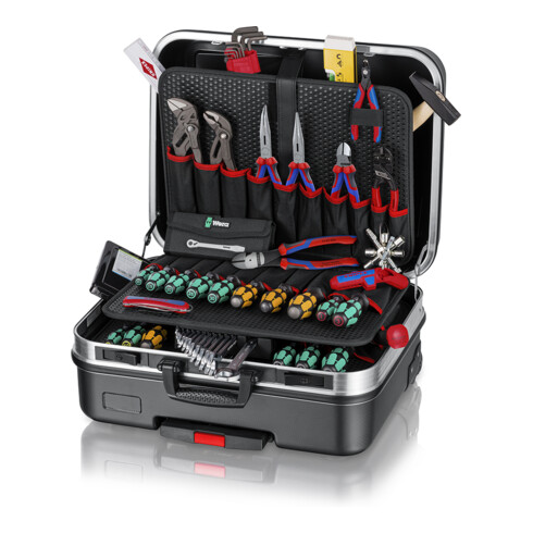 KNIPEX 00 21 06 M Werkzeugkoffer "BIG Basic Move" Mechanik 90-teilig 515 mm