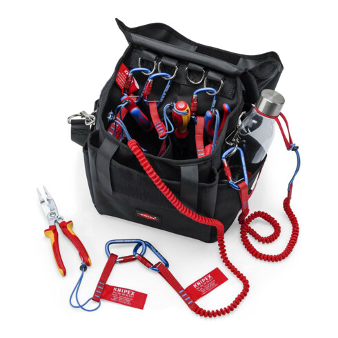 KNIPEX 00 50 50 T LE Werkzeugtasche für Höhenarbeiten leer klein 300 mm