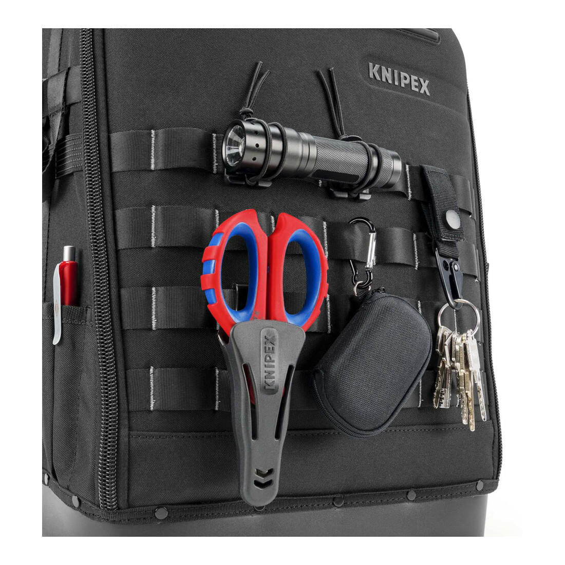 KNIPEX Zaino porta attrezzi vuoto, Modulo X18 18l volume/15kg carico utile