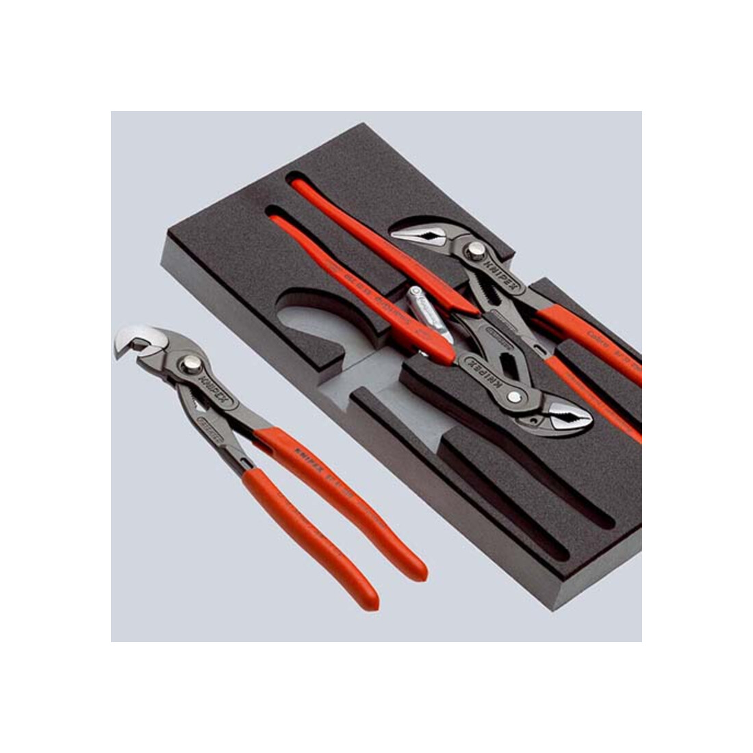 Knipex Zangen-Set Basic'' vier Zangen in Schaumstoffeinlage''