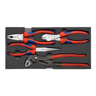 Knipex Zangen-Set Basic" vier Zangen in Schaumstoffeinlage"