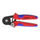 KNIPEX zelfinstellende krimptang gebruineerd met meer-component hulzen 180mm voor adereindhulzen 0,08 - 10mm²-1