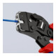KNIPEX zelfinstellende krimptang gebruineerd met meer-component hulzen 190mm voor adereindhulzen 0.08 - 10/16mm²
