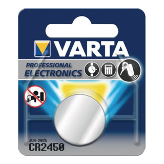 Knopfzelle Professional Electronics 3 V 560 mAh CR2450 24,5x5,0mm VARTA