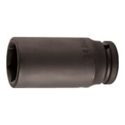 KO-KEN Bussola IMPACT con attacco esagonale 3/4" a parete sottile, lunga, Apertura: 41mm
