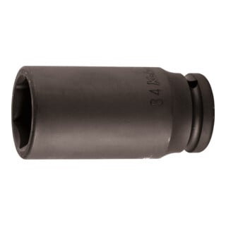 KO-KEN Douille IMPACT 6 pans, 3/4 pouce mince, longue, Ouverture: 46 mm