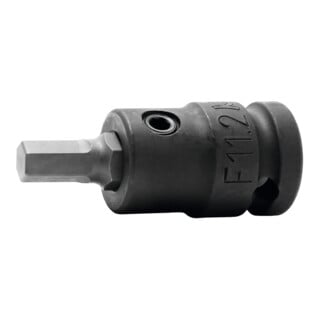KO-KEN Douille tournevis IMPACT, 6 pans, 1/2 pouce, Hexagonal: 7 mm
