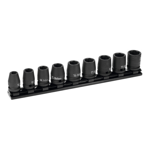 KO-KEN Set Impact 9 pezzi, esagono, 1/2 pollice Surface Drive