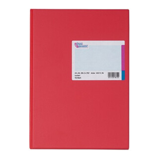 König & Ebhardt Kladde 8614252 DIN A4 kariert 96Blatt rot