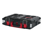 Koffer PACKOUT™ L410xB560xH170mm Polymer schwarz-rot MILWAUKEE