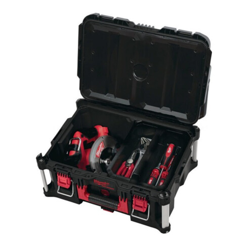 Koffer PACKOUT™ L410xB560xH290mm Polymer schwarz-rot MILWAUKEE