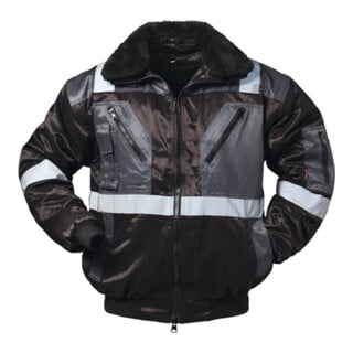 Kombipilotenjacke 4 in 1 Kirkenes Gr.XL schwarz/grau NORWAY