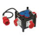 Kompakter Stromverteiler BSV 3 LS E/16 2 IP44 1m H07RN-F 5G1,5 3xCEE400V + 3x230V