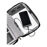 Konferenzmappe anth.A 4 m.Powerbank H37xB262xT333mm STYRO-3