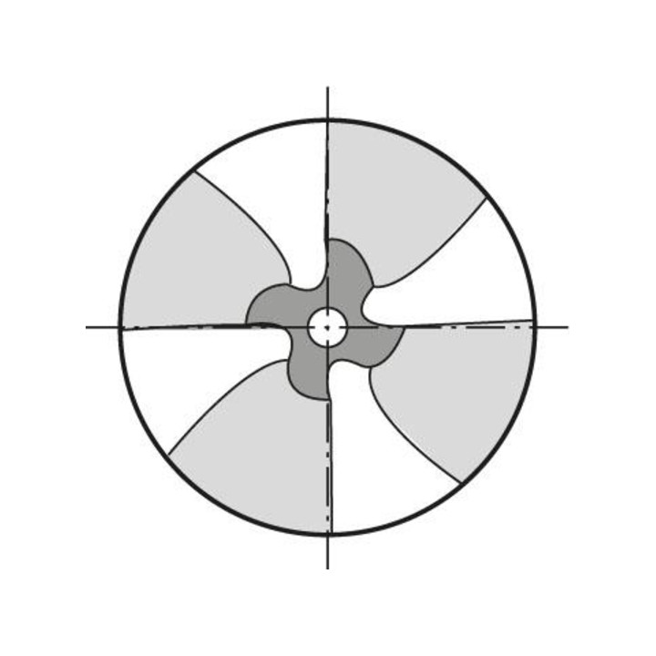 Konkavfr. D6518B HSSCo8 2,0mm FORMAT