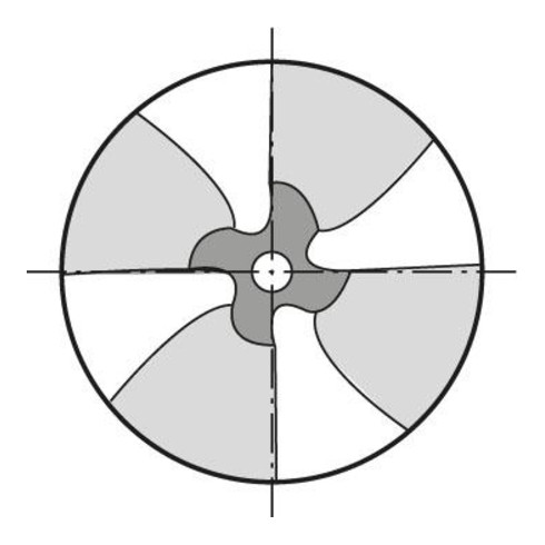 Konkavfr. D6518B HSSCo8 6,0mm FORMAT