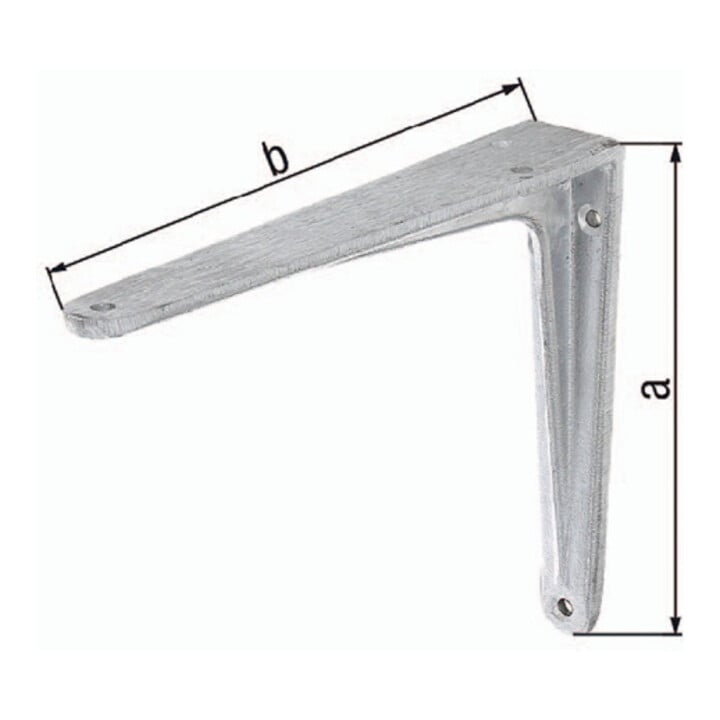 Konsole L.200mm H.175mm Alu-Guss Trgf.75kg GAH