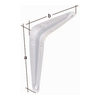 Konsole L.250mm H.300mm STA weiß lack.Trgf.166kg GAH