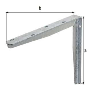Konsole L.400mm H.300mm STA roh TZN Trgf.145kg GAH