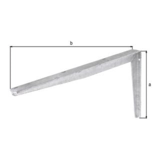 Konsole L.550mm H.300mm STA roh TZN Trgf.110kg GAH