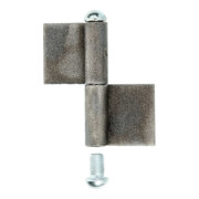 Konstruktionsband Typ K04 2-tlg.z.Anschweißen STA rohRundkopf 80/30/9/40mm GAH-3