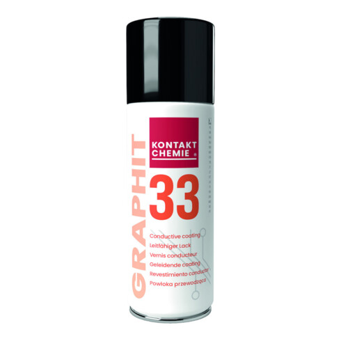 KONTAKT CHEMIE GRAPHIT 33 Spray de peinture graphite 200 ml conducteur